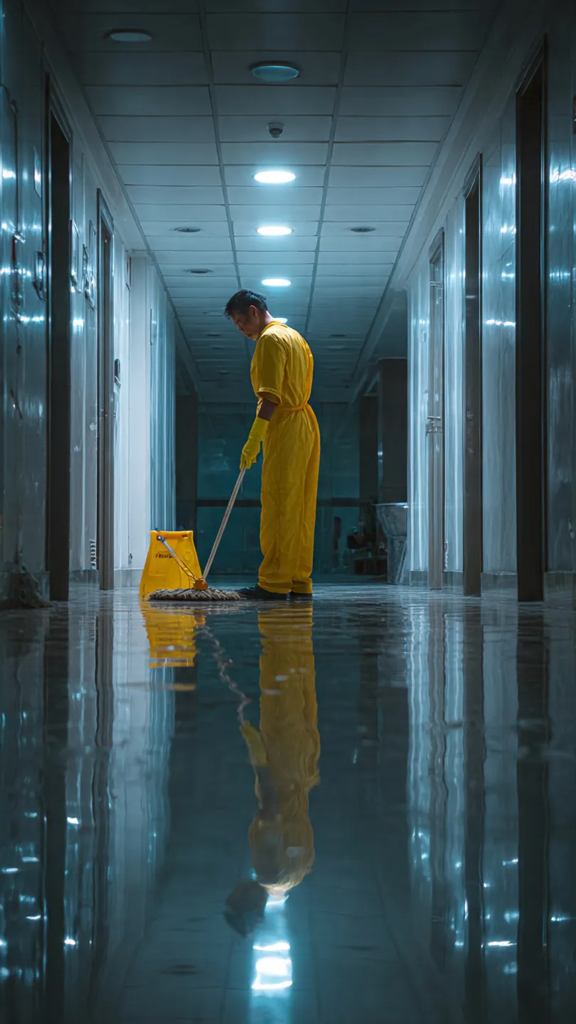 Empresa de limpeza terceirizada