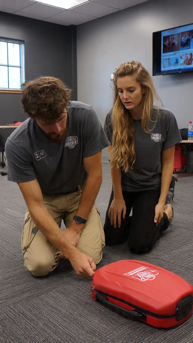 Treinamento de primeiros socorros empresarial